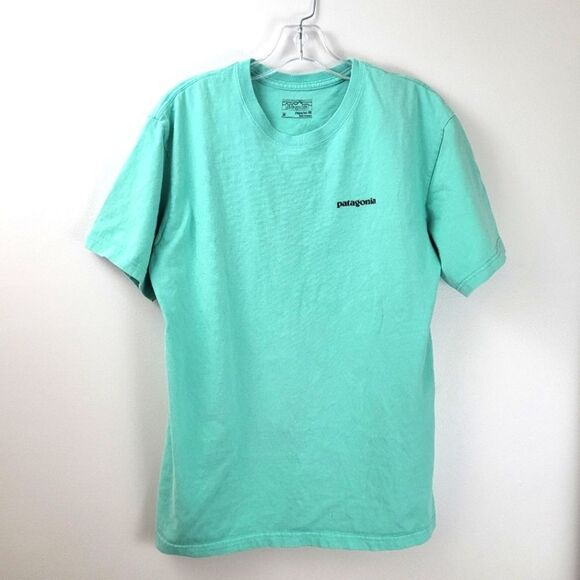 PATAGONIA mens P-6 logo Responsibili-tee shirt - Picture 3 of 10